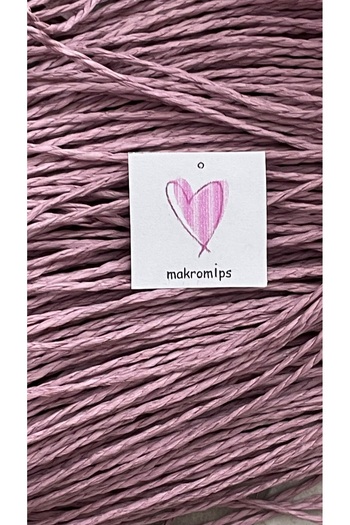 Makromİps LÜKS PREMIUM KAĞIT İP 2 mm 50 gr KRAFT EL ÖRGÜ İPİ HEDİYE PAKETLEME PARTİ