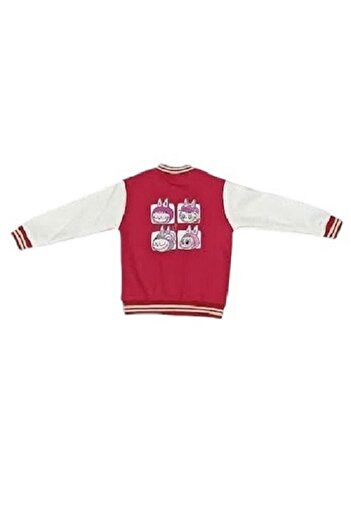 GİRL EMELY Labubu Girls' Single Top Three-String College Jacket