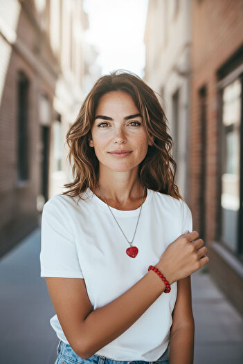 KapadokyaButik Natural Healing Necklace Bracelet Set