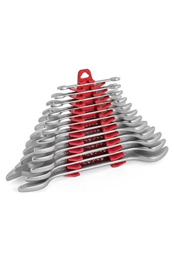 İzeltaş 12-Piece Fork Two-Mouth Wrench Set Short Size