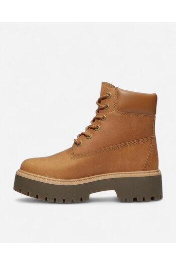 Timberland Stone Street 6 Inch Lace up Waterproof B Women's Orange Boots Tb0A2H3Cen11