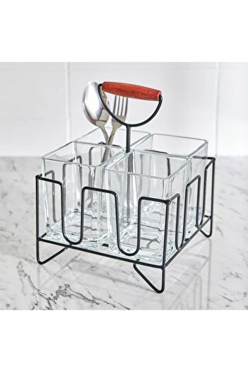 Generic Downey 4-Section Flatware Caddy