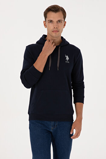 U.S. Polo Assn. Men's Navy Blue Basic Sweatshirt 50307703-Vr033