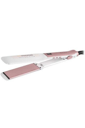 ECG ZV 1255 hair straightener, 210 degrees, 4 speeds, ceramic coating, LCD, ionization
