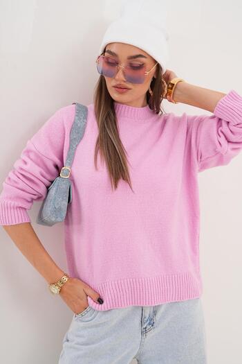 ŞİMAL Women's Half Fisherman Knitwear Knitted Sweater 255086 -