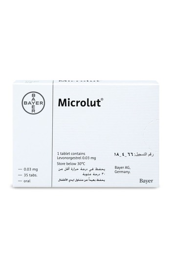 Bayer Microlut 30 mg 35 tablets