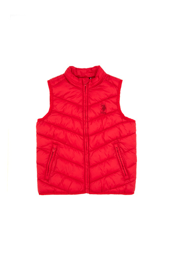 U.S. Polo Assn. Boy's Red Vest 50310530-Vr030