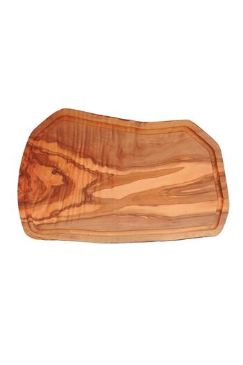 OEM Large olive wood cutting board, unique model, with groove, design, Liguria 40x24x2 cm