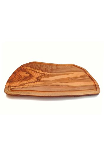 OEM Large olive wood cutting board, unique model, with groove, design, Liguria 40x24x2 cm