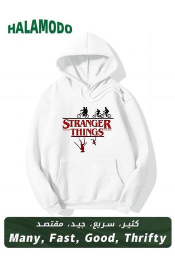 HALAMODO Unisex Hoodies Long-Sleeved Printed Top Casual Sweatshirts of Soft Cotton Sportswear Youth Pullovers