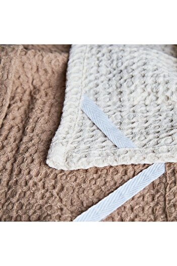 Generic Washed Waffle 2-Piece Kitchen Towel Set - 65x45 cm
