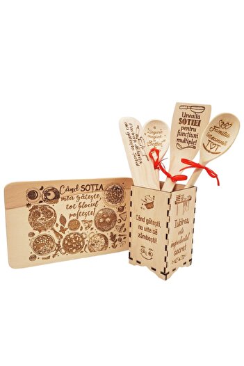 OEM Set de bucatarie cadou personalizat pentru sotie, 6 piese