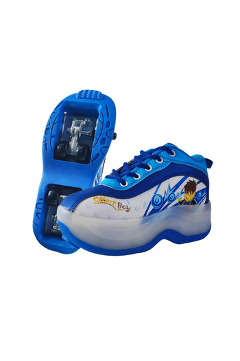 Generic Children Skating Shoes with 4 Wheels