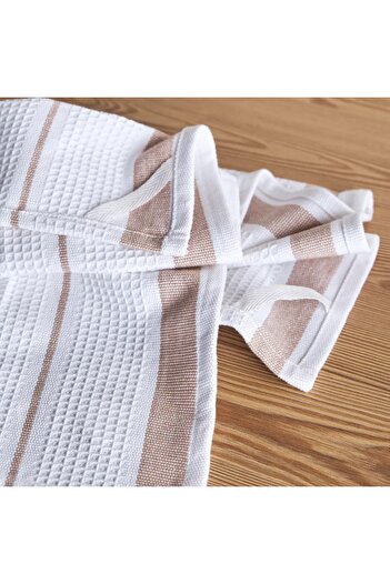 Generic Basket Weave 2-Piece Kitchen Towel Set - 45x65 cm