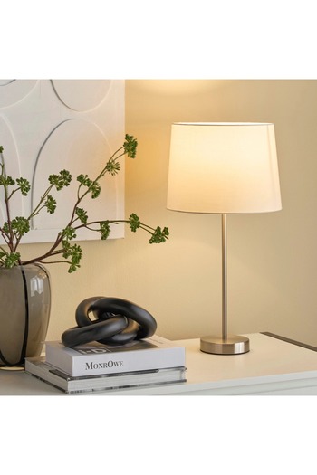 Generic Mix and Match Cotton Table Lamp Shade with Reversible Gimble - 20 cm