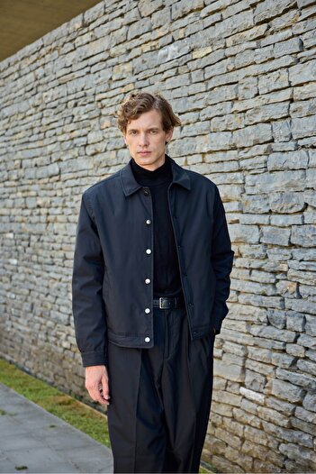 Danger Basic Men's Coat Black Jacket