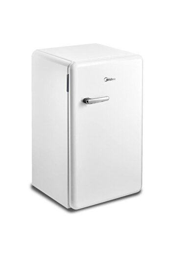Midea 142L Gross Single Door Retro Style Refrigerator | Color White | MDRD142SLE01