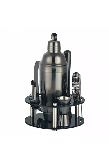 Klausberg Shaker set with accessories KB 7581, 10 pcs, Stand, 720 ml, Graphite