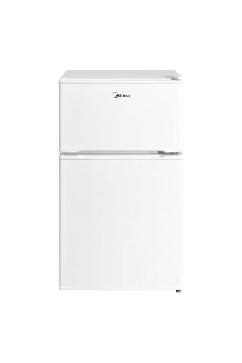 Midea 134L Gross & 87L Net Double Door Refrigerator | Separate Chiller Compartment | White