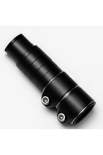 zola Bicycle handlebar extender, length 13 cm, stem diameter 28.6 mm, adjustable height, black
