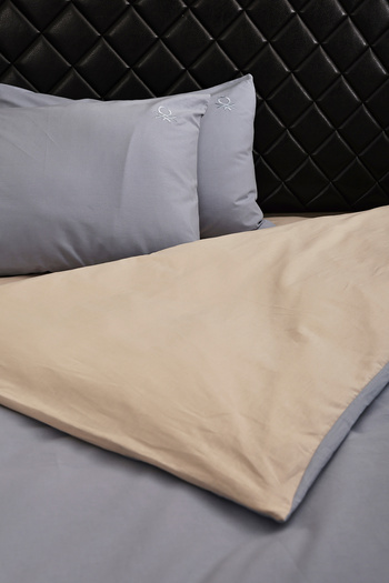 Benetton Home Gray Single Ranforce Duvet Cover Set