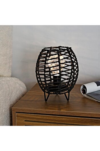 Generic Averil Paper Rope LED Battery Operated Table Lamp - 19 cm