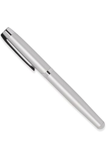 Zippo Silver Brushed Chrome Roller Ball Pen 411206