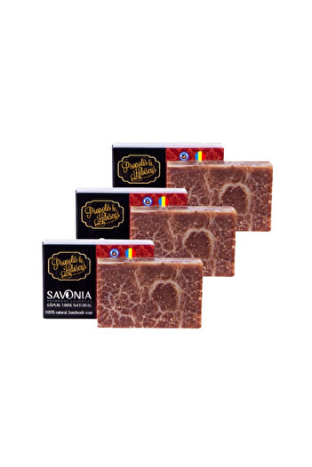 Savonia Set of 3 pieces - Propolis and Hibiscus Soap,
