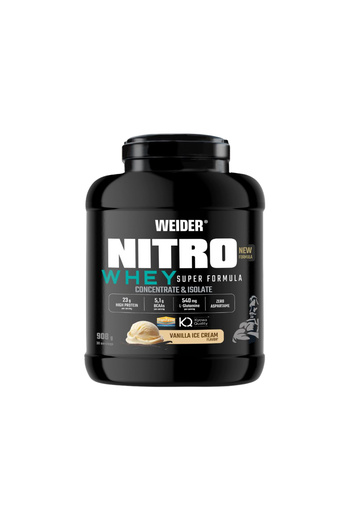 Weider Nitro Whey Super Formula Protein 908g, Vanilla Flavor