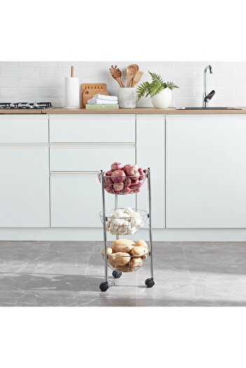Generic Filo 3-Tier Kitchen Trolley