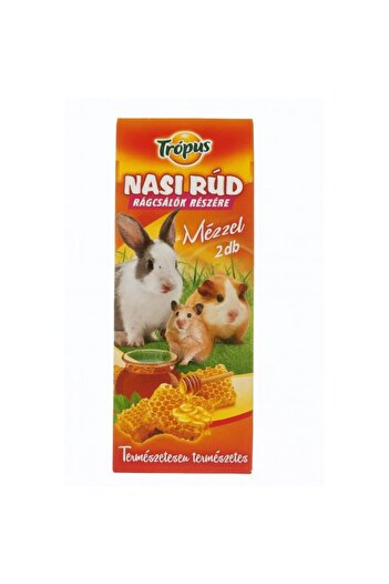 Trópus Rodent Sticks with Honey, Tropus, 2 Sticks/Set, 70 g