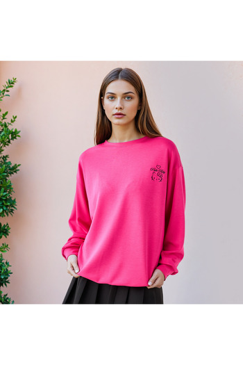 SP Characters Hello Kitty Embroidered Sweatshirt