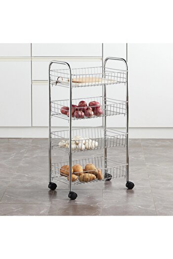 Generic Lewiston 4-Tier Kitchen Trolley