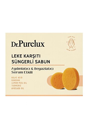 Dr.Purelux Kojic Acid Anti-Blemish Soap |   Anti-Blemish and Brightening Sponge Soap That Evens Skin Tone