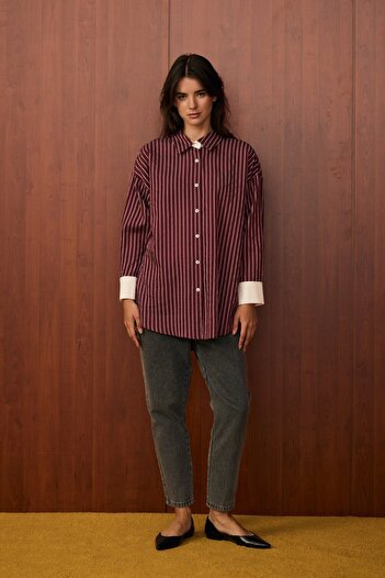 mervis 1532 Pop Striped Shirt