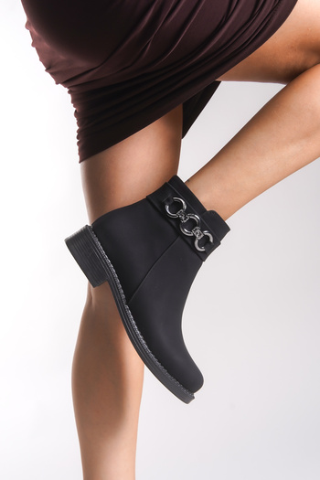 Riccon Brenrelle Women's Boots 0012071 Matte Black