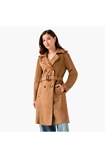 Lee Cooper Suede Trench Coat