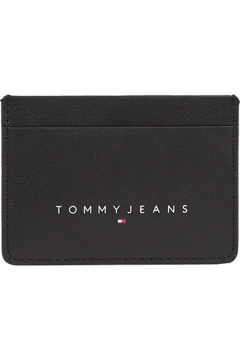 Tommy Hilfiger Men Black Linear CC Holder Wallet