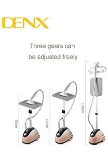 Denx Professional Garment Steamer, 2 in 1, Flatbed Vertical Steamer, 2000W, Fast Heat Up with 1.8L W