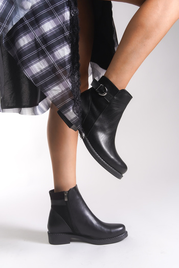 Riccon Giselnath Women's Boots 0012070 Black Skin