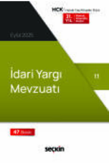 Seçkin Yayıncılık İdari Yargı Mevzuatı (Cep Kitabı)