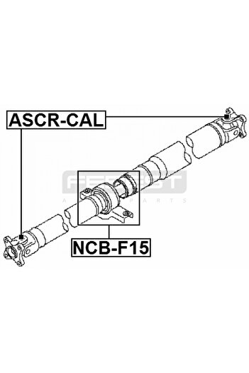 FEBEST Cardan Bearing NISSAN JUKE F15 NCB-F15