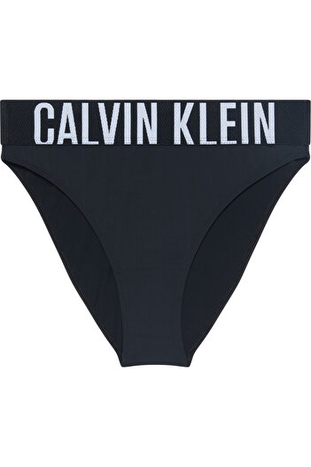 Calvin Klein Kadın Marka Logolu Elastik Bel Bantlı Günlük Kullanıma Uygun Siyah Külot LV00QF8482 UB1