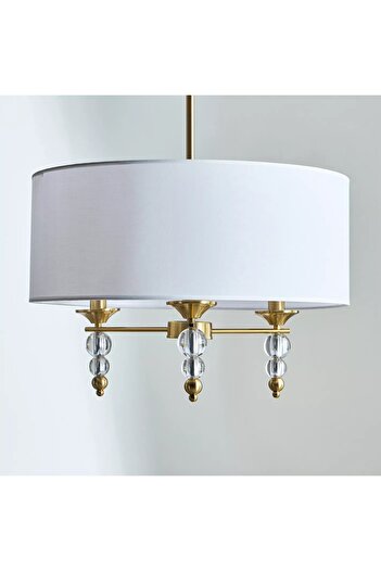Generic Gem 3-Light Glass Chandelier