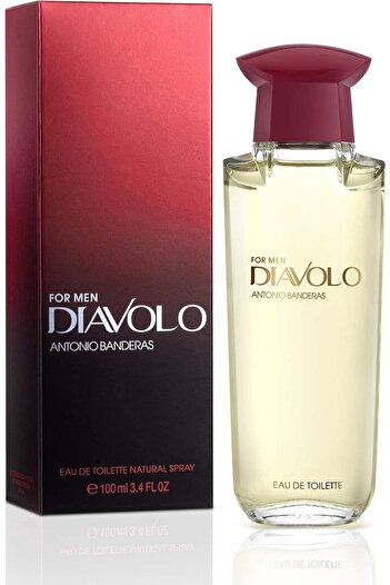 BANDERAS Perfumes - Diavolo Eau de Toilette for Men - Long Lasting - Fruity, Floral and Vanilla Note