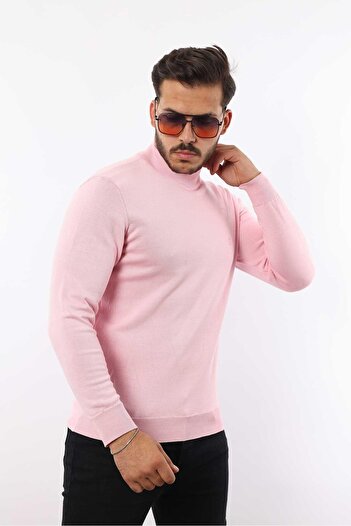 rugatchi Men's Half Turtleneck Knit Sweater — 100% Cotton
