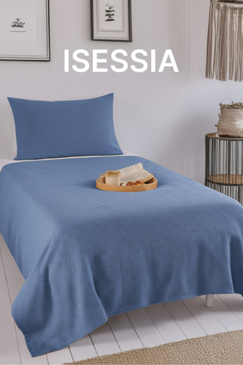 Isessia Loya 100% Cotton Single Pike Blanket |   Bedspread |   Armchair Cover |   160X230Cm