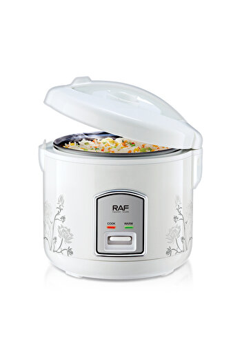 raf 900W Rice Cooker, 5L Large Capacity Electric Cooker with Non-Stick Coating & Easy Clean