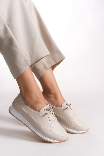 Riccon Women's Sneaker 0012615 Cream