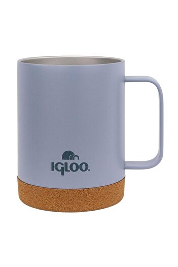 IGLOO Steel Mug Thermos - - Cork - 350ml - Smoke Blue - 205696